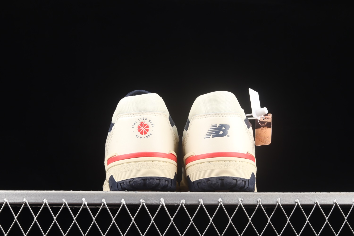 New Bal*nce 550 Aime Leon Dore White Navy Red BB550A3