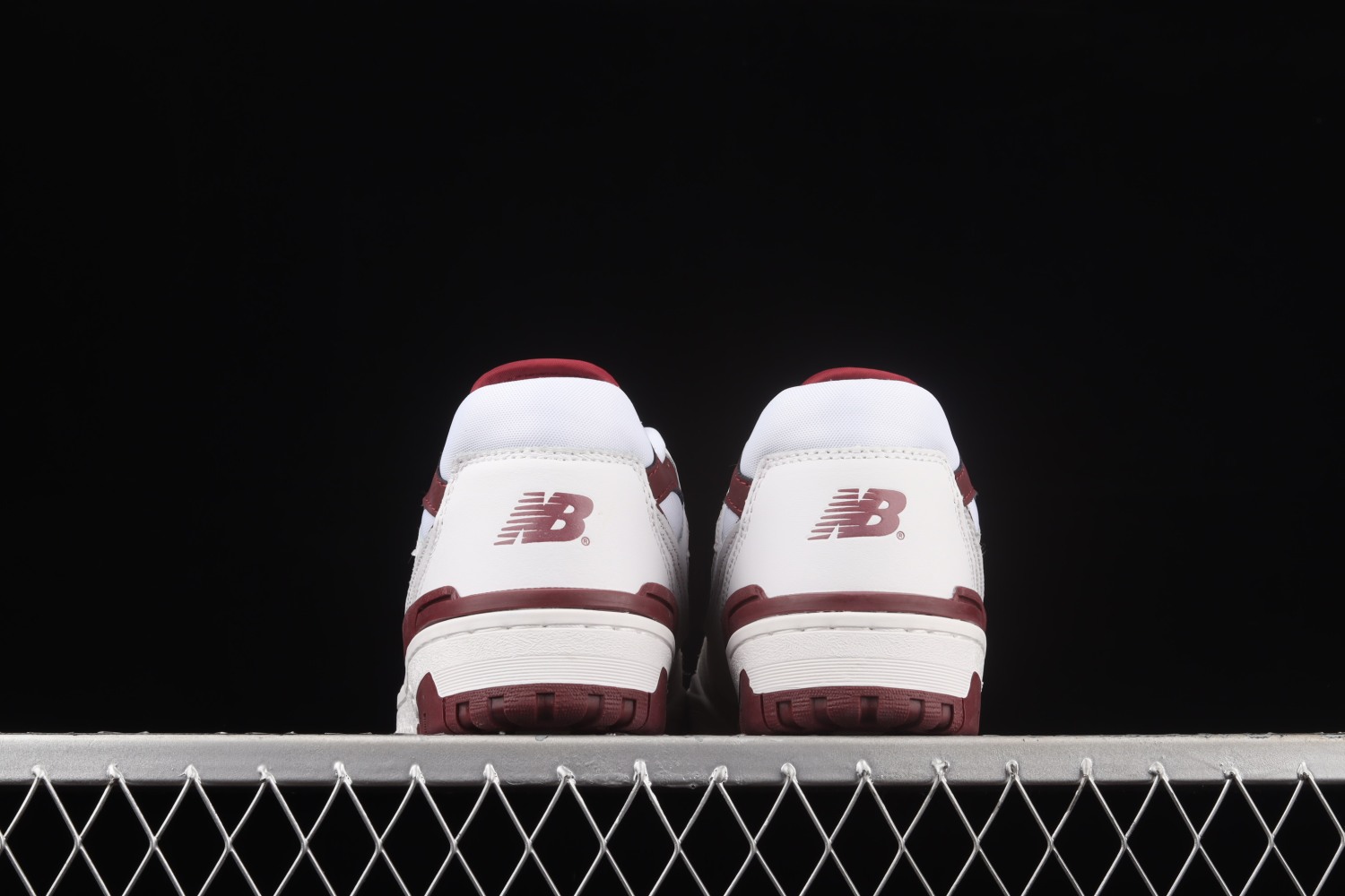 New Bal*nce 550 Sea Salt Burgundy BB550LI1