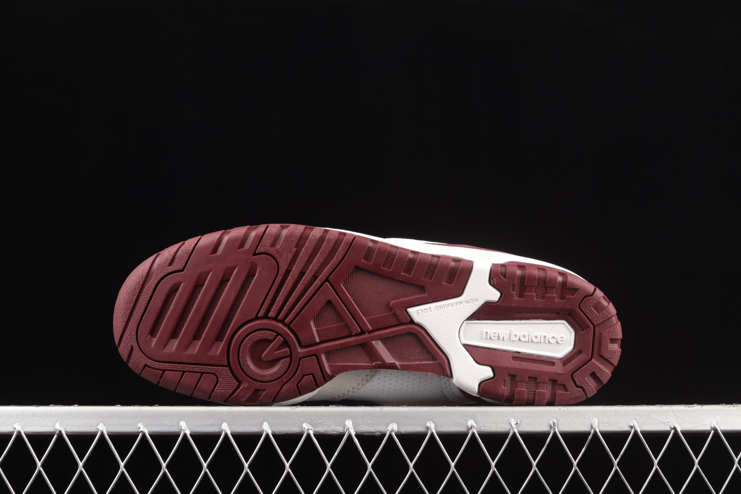 New Bal*nce 550 Sea Salt Burgundy BB550LI1