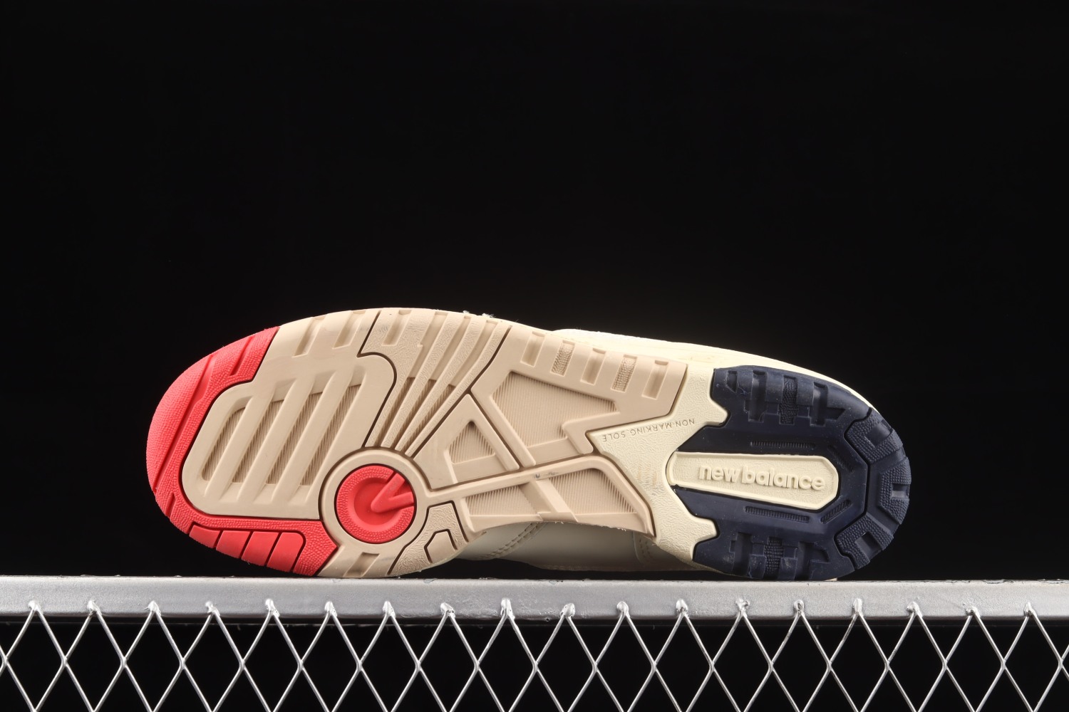 New Bal*nce 550 Aime Leon Dore White Navy Red BB550A3