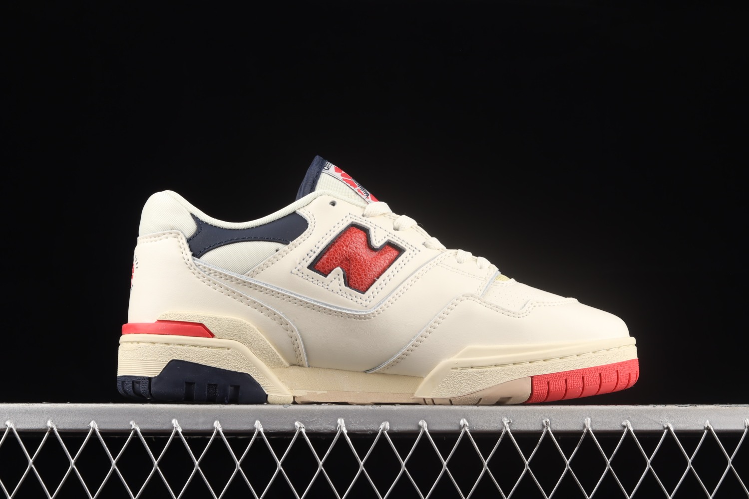 New Bal*nce 550 Aime Leon Dore White Navy Red BB550A3