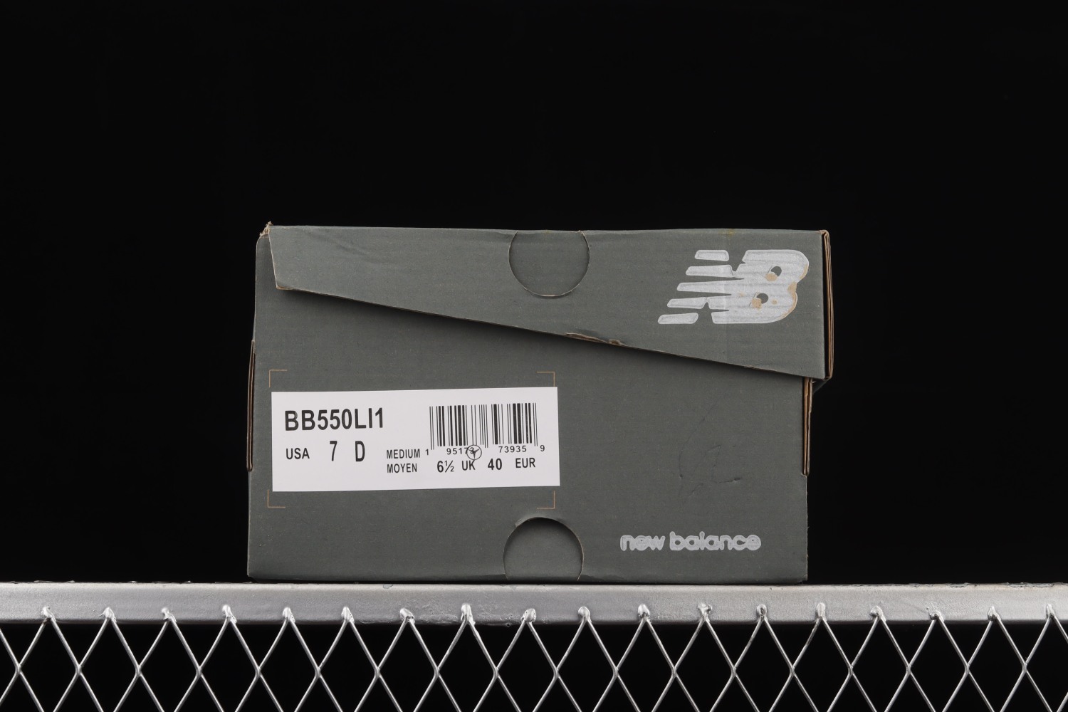 New Bal*nce 550 Sea Salt Burgundy BB550LI1