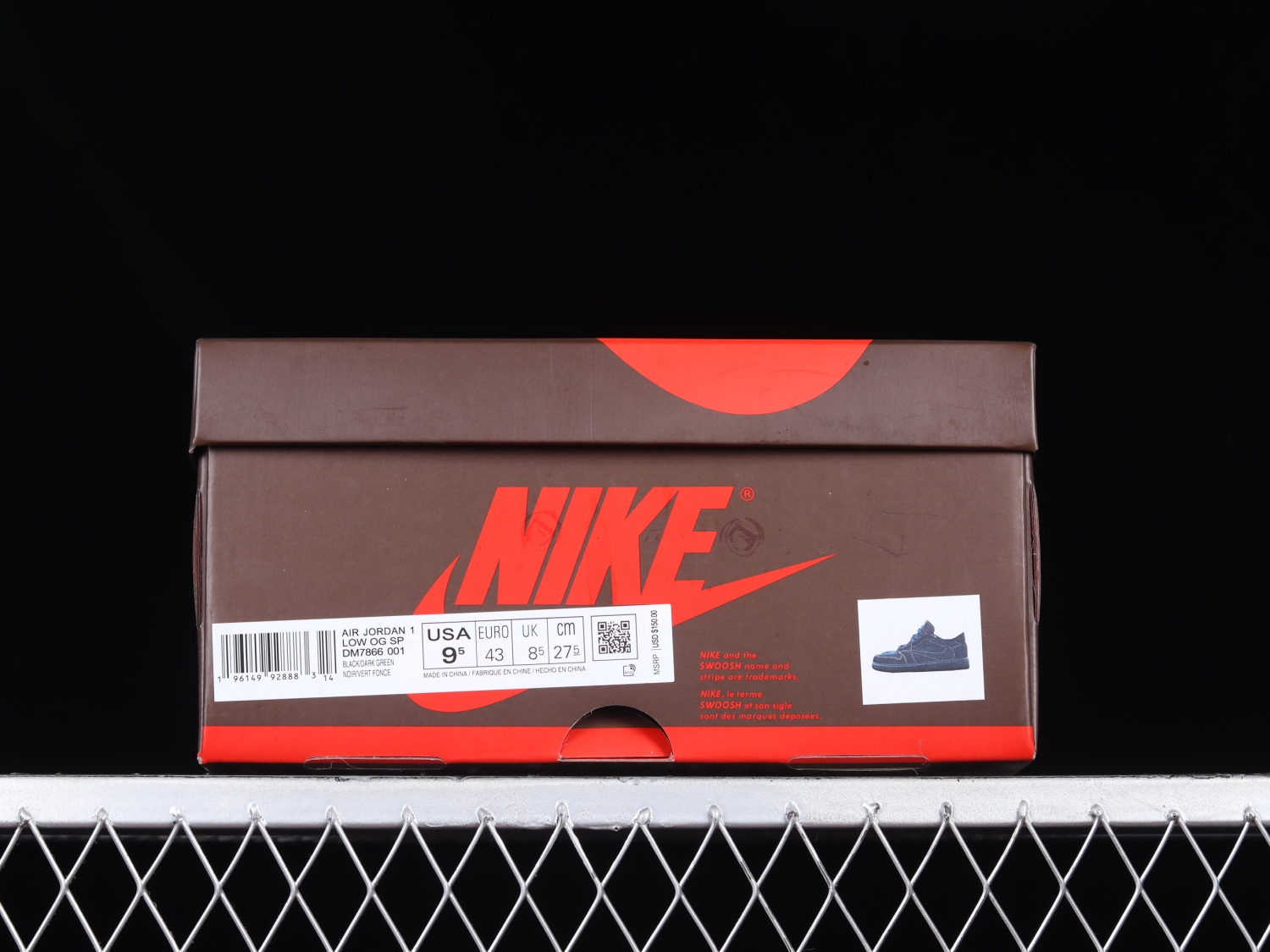 Jordan 1 Retro Low OG SP Travis Scott Black Phantom DM7866-001