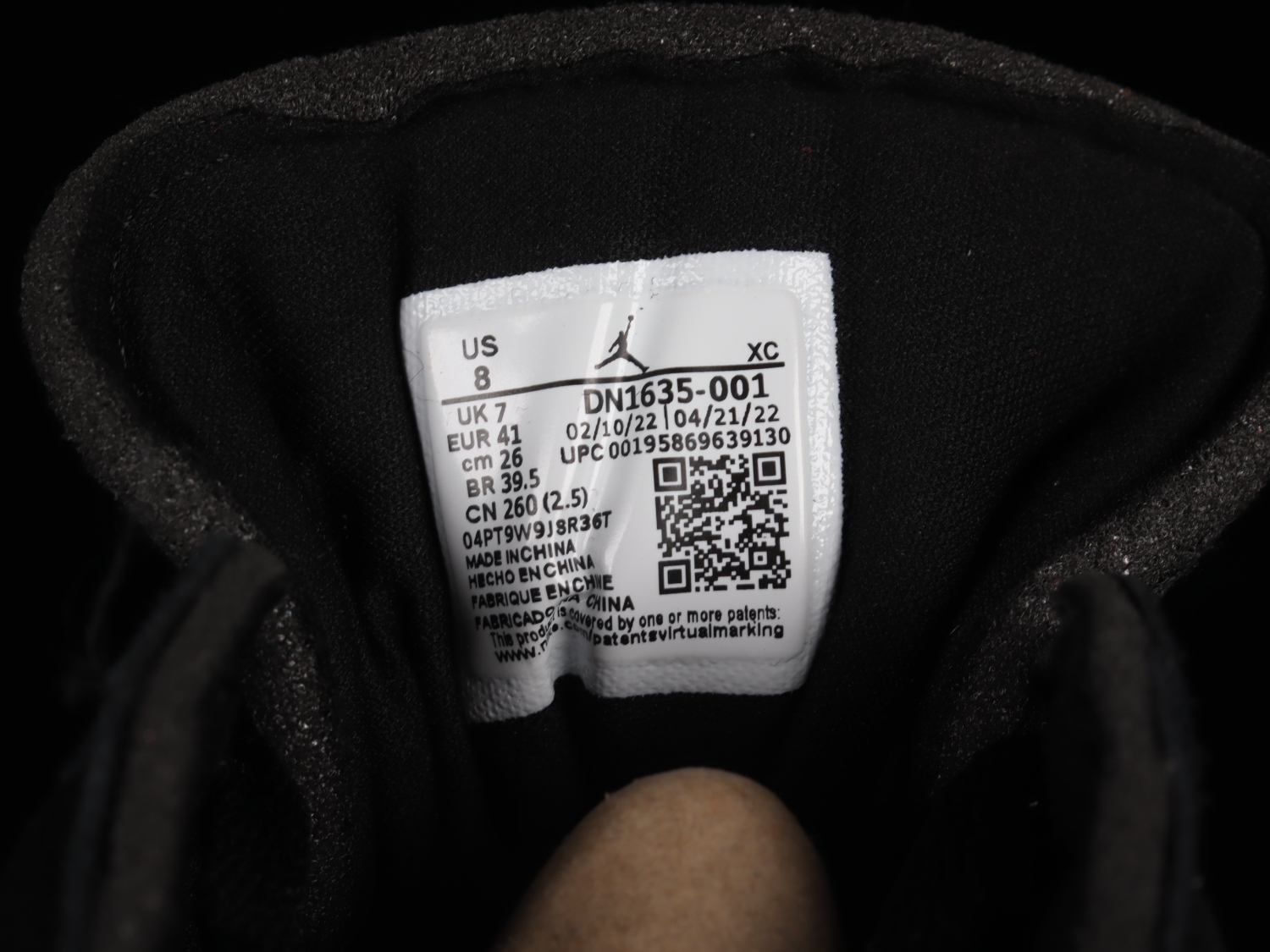 Jordan 1 Low Craft Inside Out Black DN1635-001