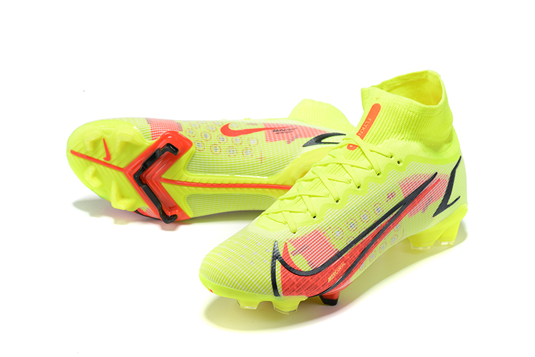 Nike Mercurial Superfly 8 Elite FG Volt Black Bright Crimson  CV0958-760