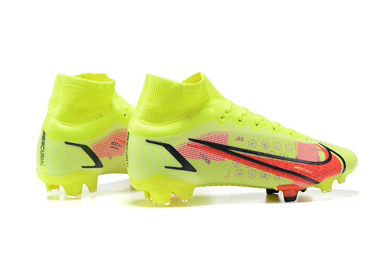 Nike Mercurial Superfly 8 Elite FG Volt Black Bright Crimson  CV0958-760
