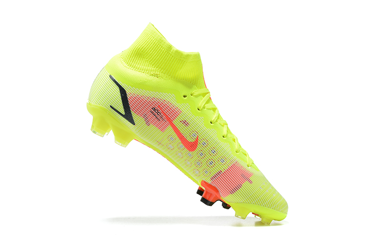 Nike Mercurial Superfly 8 Elite FG Volt Black Bright Crimson  CV0958-760