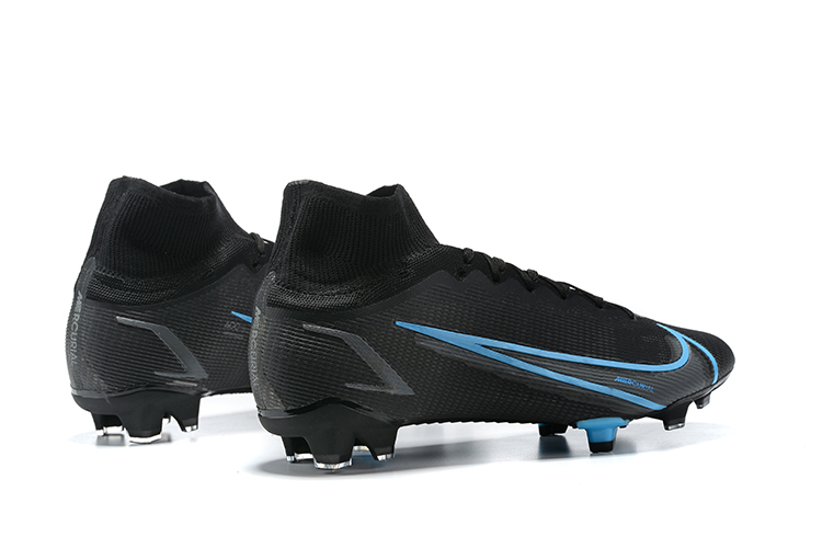 Nike Mercurial Superfly 8 Elite FG Black Light Blue CV0958-004