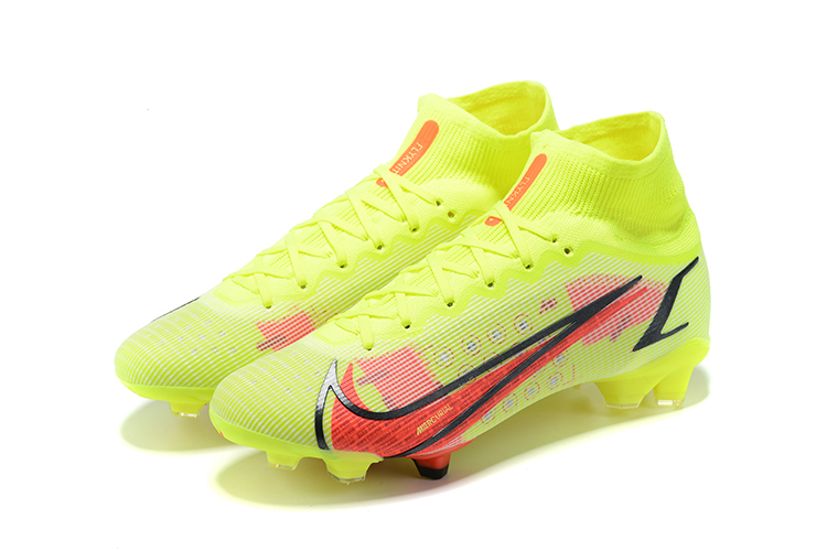 Nike Mercurial Superfly 8 Elite FG Volt Black Bright Crimson  CV0958-760