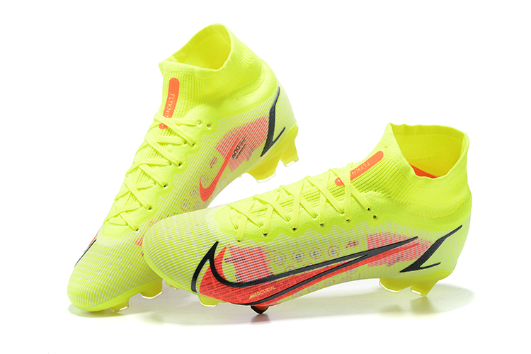 Nike Mercurial Superfly 8 Elite FG Volt Black Bright Crimson  CV0958-760