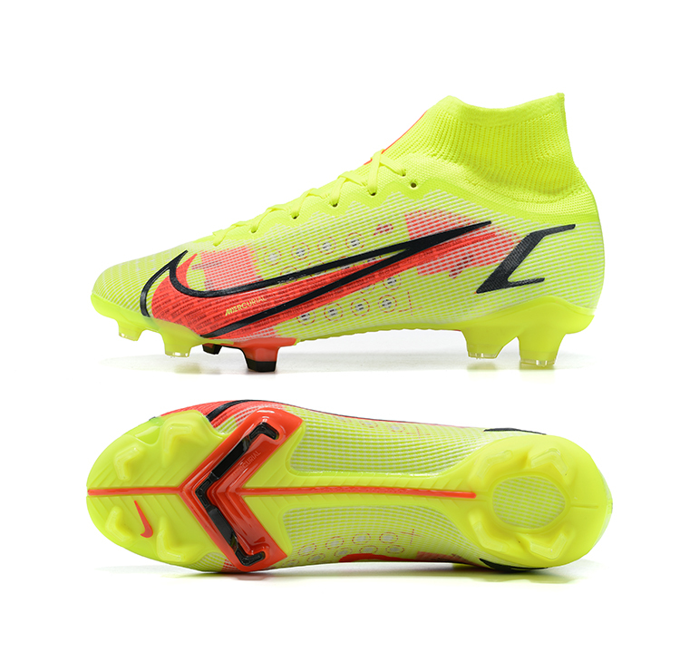Nike Mercurial Superfly 8 Elite FG Volt Black Bright Crimson  CV0958-760