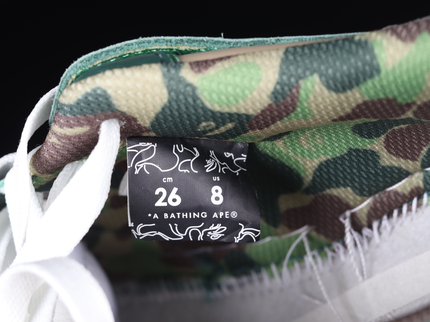 A Bathing Ape Bape SK8 Sta ABC Camo Green (2022) 1L30191006