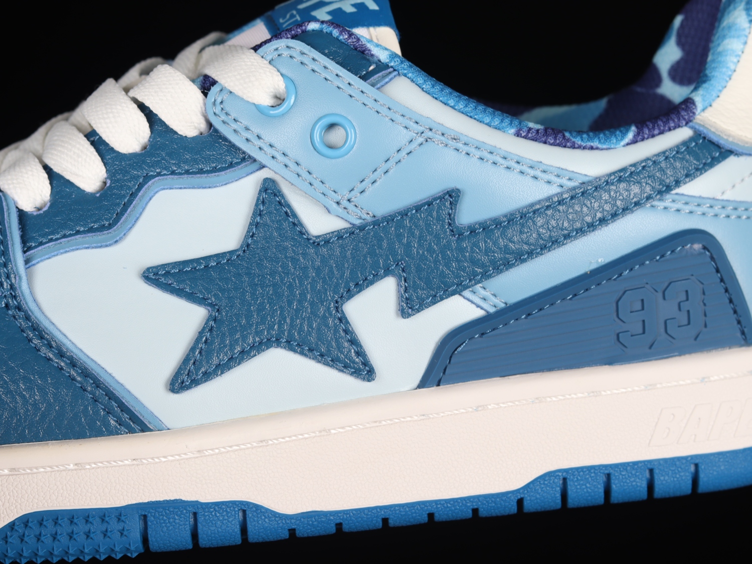 A Bathing Ape Bape SK8 Sta ABC Camo Blue (2022) 1L30191006