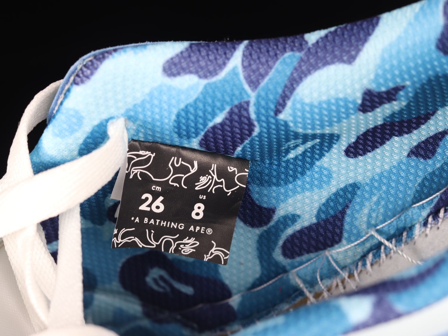 A Bathing Ape Bape SK8 Sta ABC Camo Blue (2022) 1L30191006