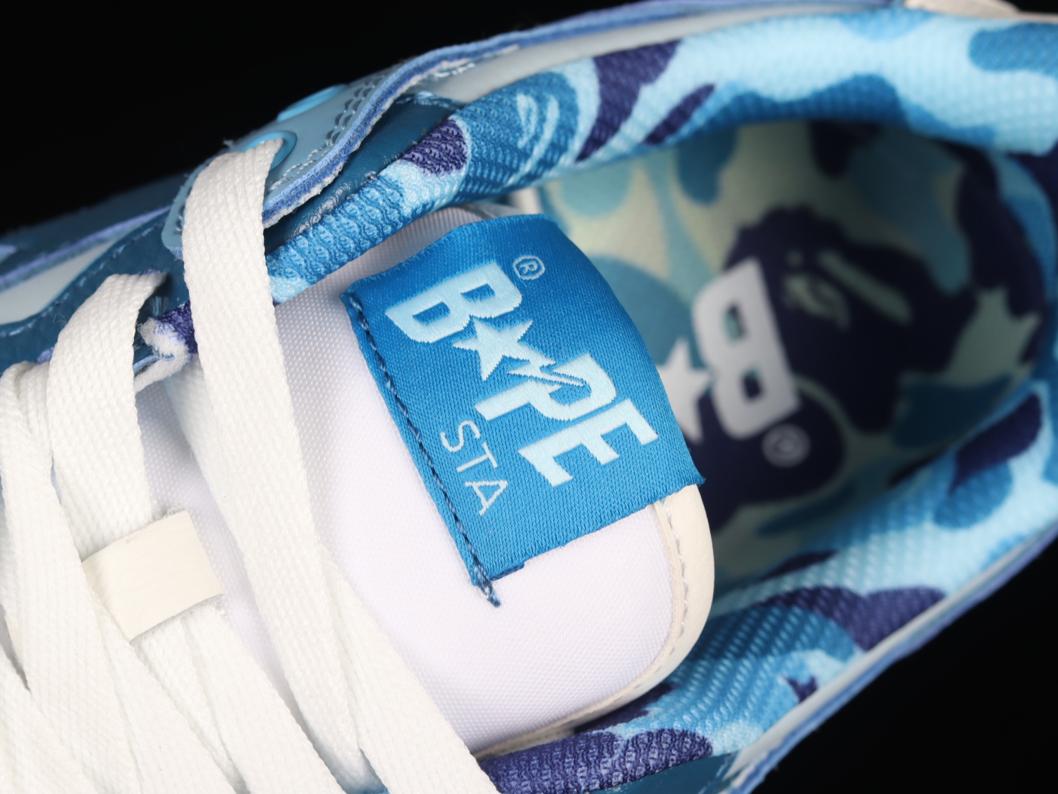 A Bathing Ape Bape SK8 Sta ABC Camo Blue (2022) 1L30191006