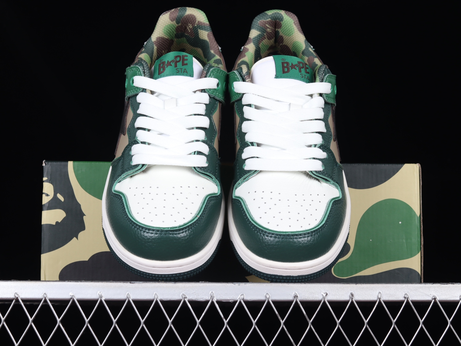 A Bathing Ape Bape SK8 Sta ABC Camo Green (2022) 1L30191006