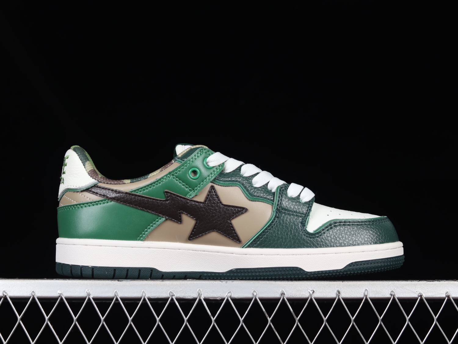 A Bathing Ape Bape SK8 Sta ABC Camo Green (2022) 1L30191006