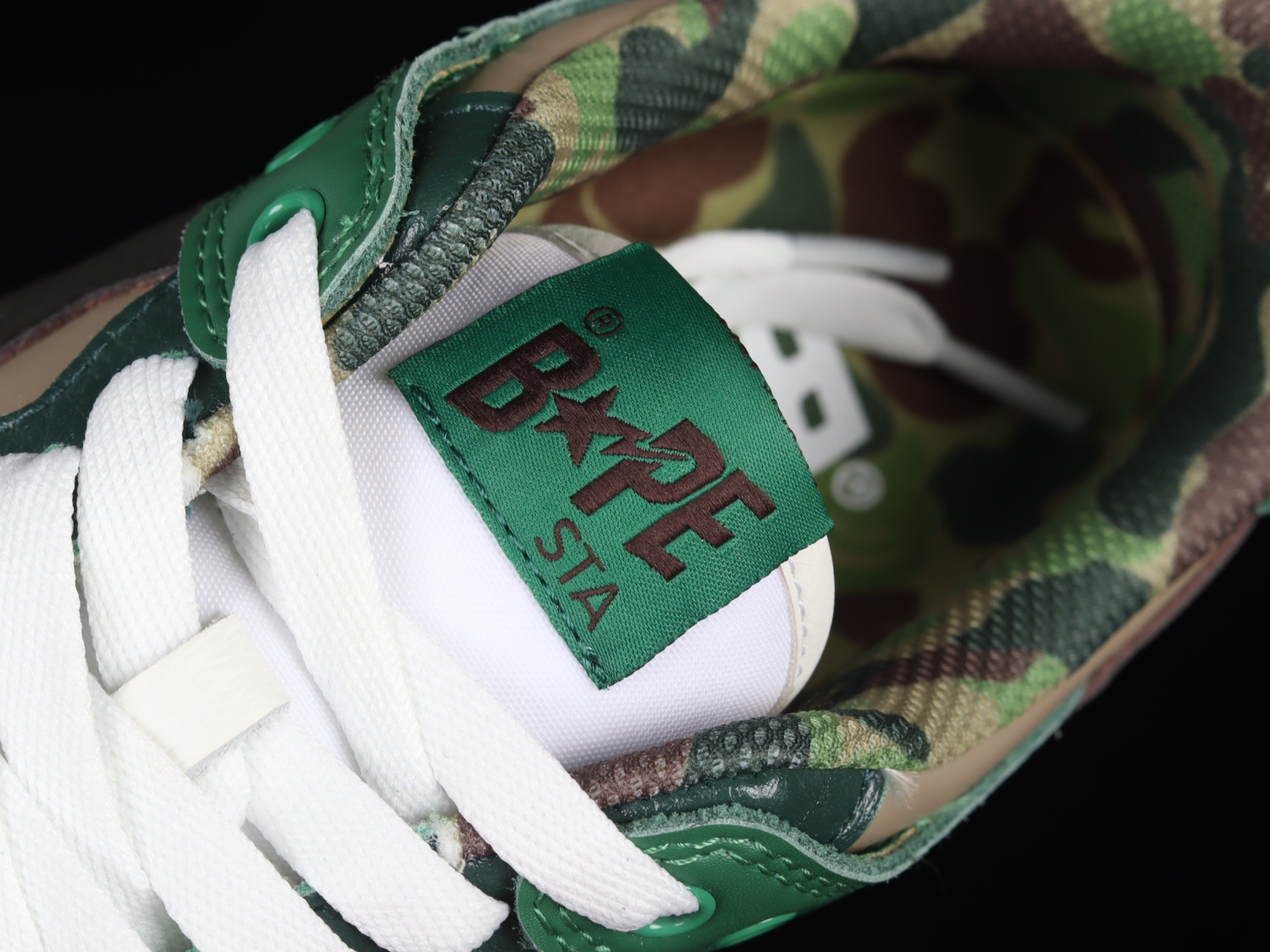 A Bathing Ape Bape SK8 Sta ABC Camo Green (2022) 1L30191006