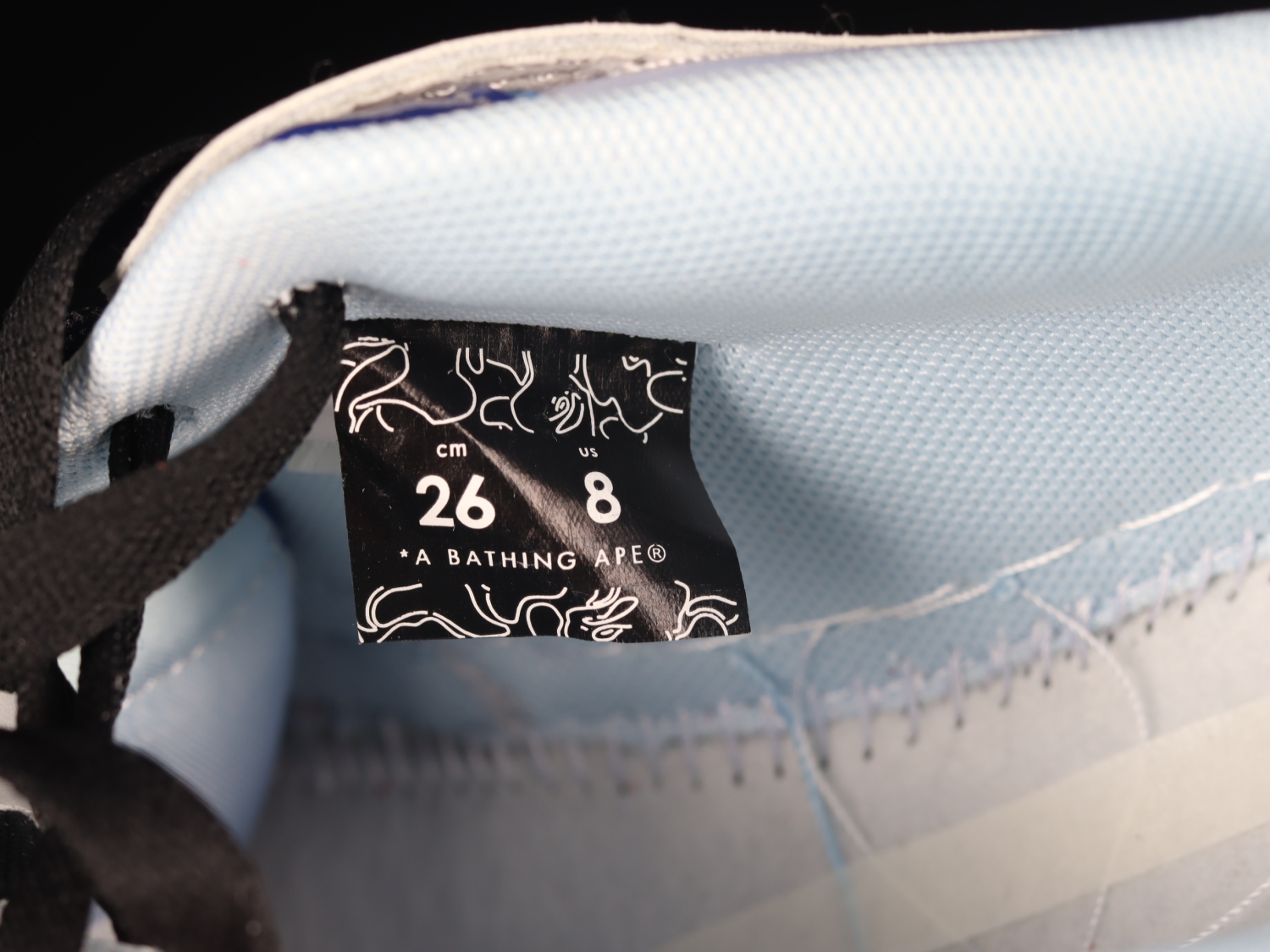 A Bathing Ape Bape SK8 Sta Blue White 1130191003