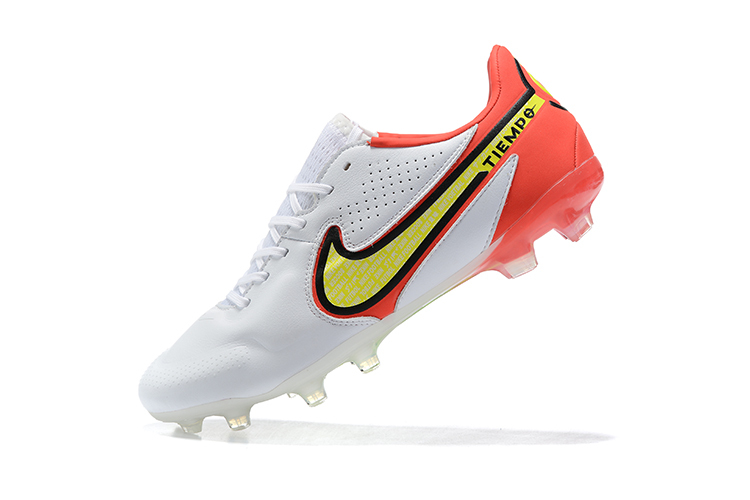 Nike Tiempo Legend 9 Elite FG White Bright Crimson Volt CZ8482-176