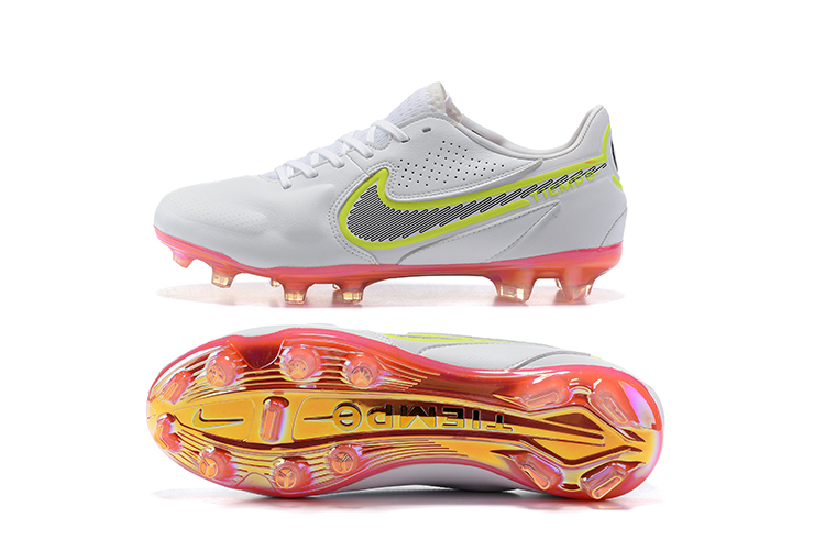 Nike Tiempo Legend 9 Elite FG White Pink Blast  CZ8482-121