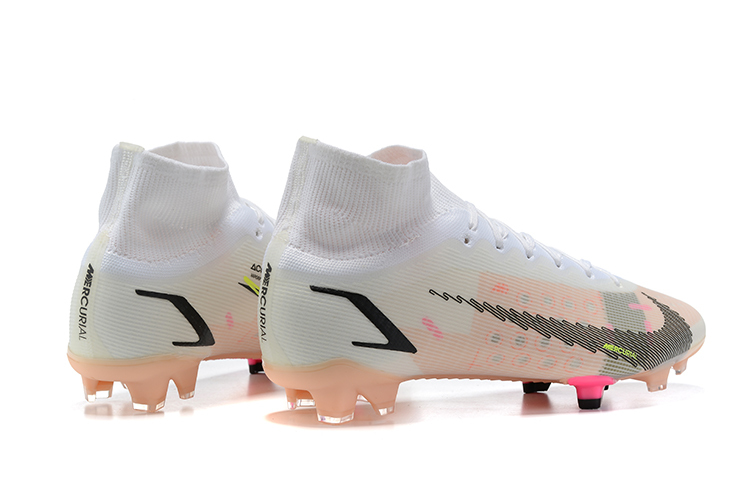Nike Mercurial Superfly 8 Elite FG White Pink Blast  CV0958-121