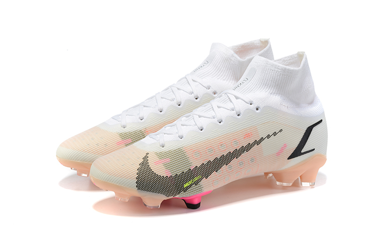 Nike Mercurial Superfly 8 Elite FG White Pink Blast  CV0958-121