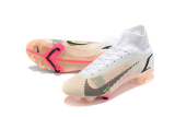 Nike Mercurial Superfly 8 Elite FG White Pink Blast  CV0958-121