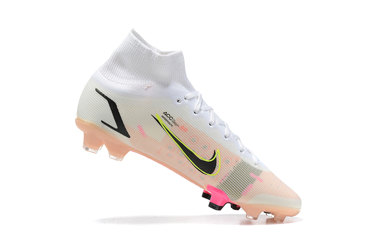 Nike Mercurial Superfly 8 Elite FG White Pink Blast  CV0958-121