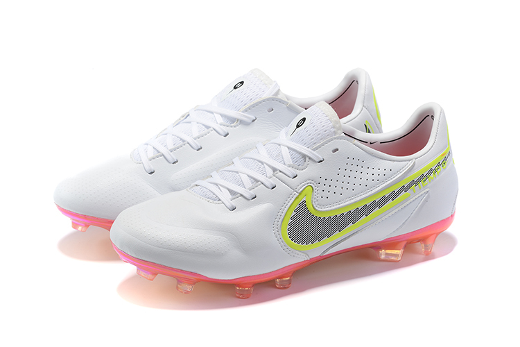 Nike Tiempo Legend 9 Elite FG White Pink Blast  CZ8482-121