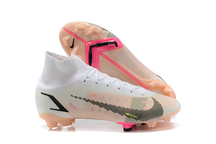 Nike Mercurial Superfly 8 Elite FG White Pink Blast  CV0958-121