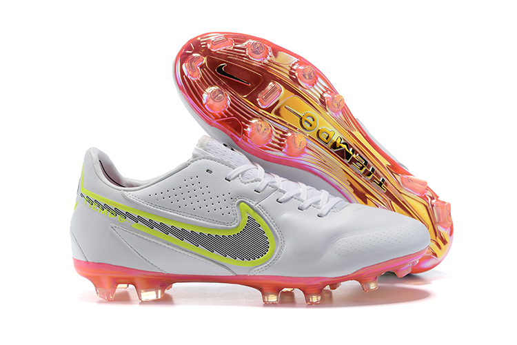 Nike Tiempo Legend 9 Elite FG White Pink Blast  CZ8482-121