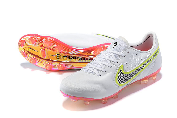 Nike Tiempo Legend 9 Elite FG White Pink Blast  CZ8482-121
