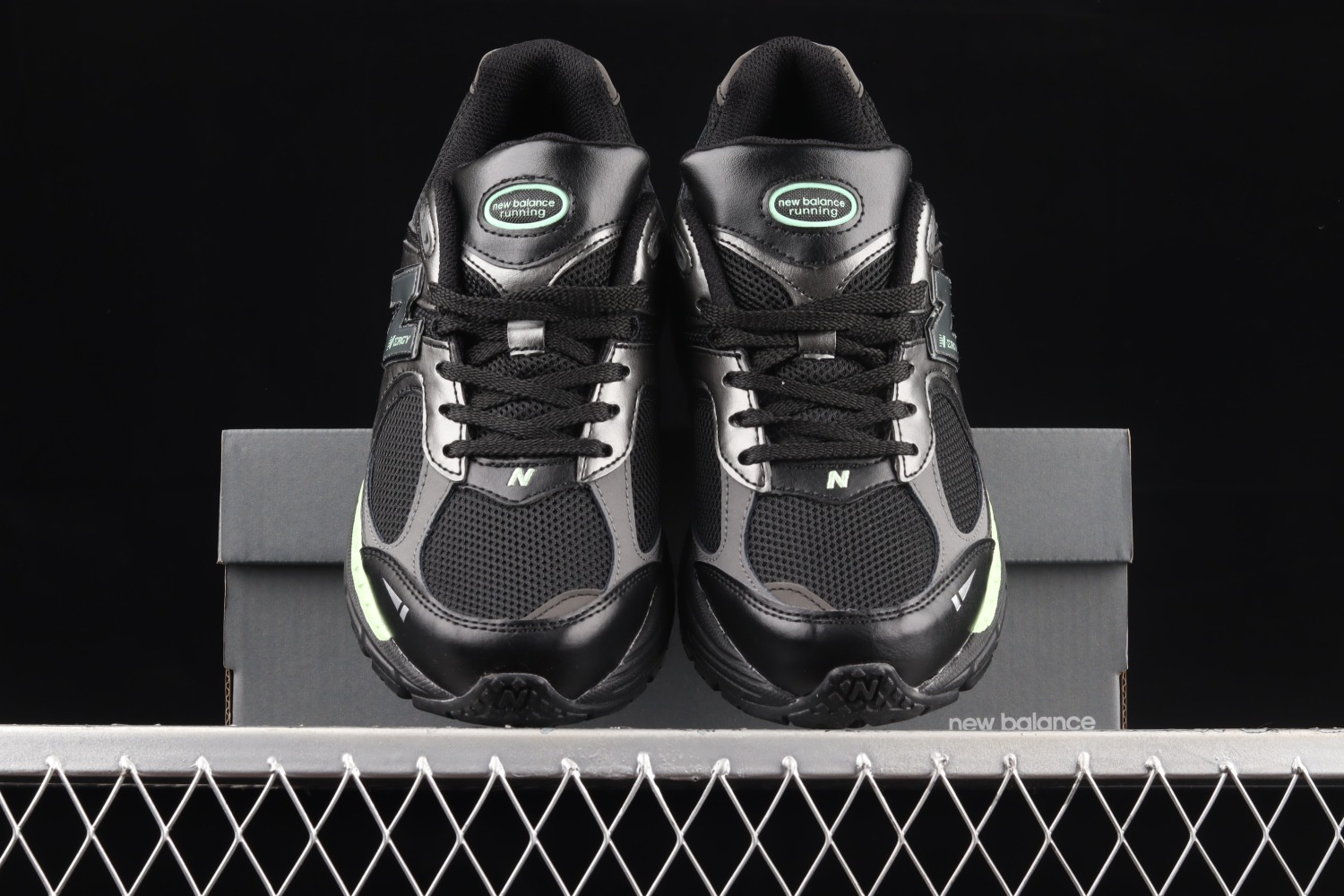 New Bal*nce 2002R Black Silver Green M2002RLD