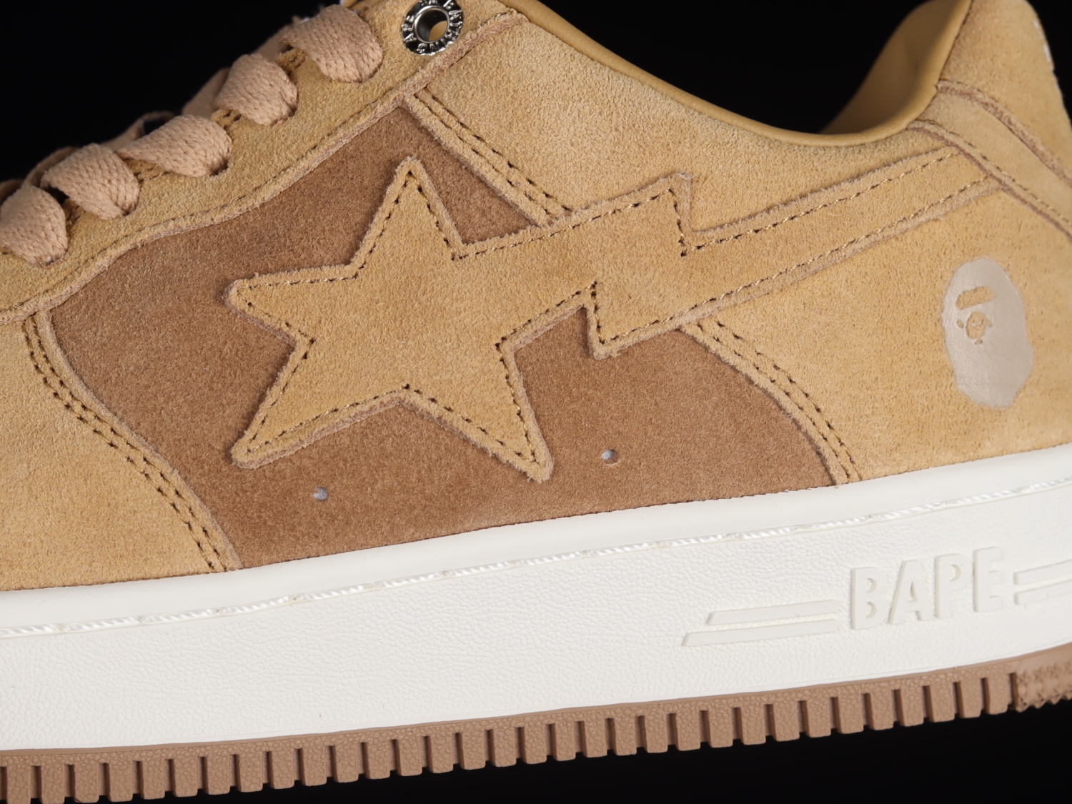 A Bathing Ape Bape Sta Beige Suede M191045