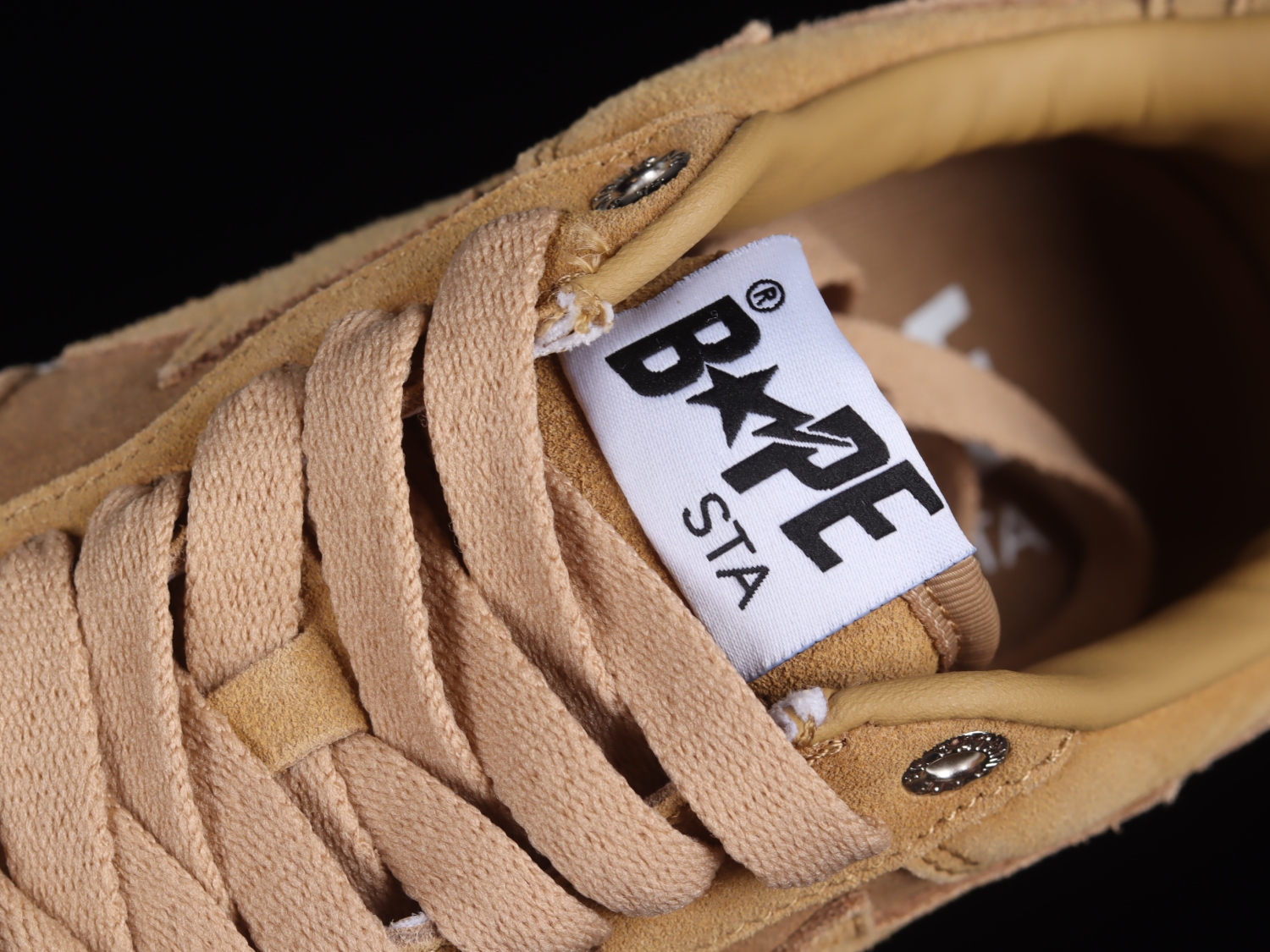 A Bathing Ape Bape Sta Beige Suede M191045