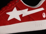 A Bathing Ape Bape Sta Low Red Suede 1G70191030RED