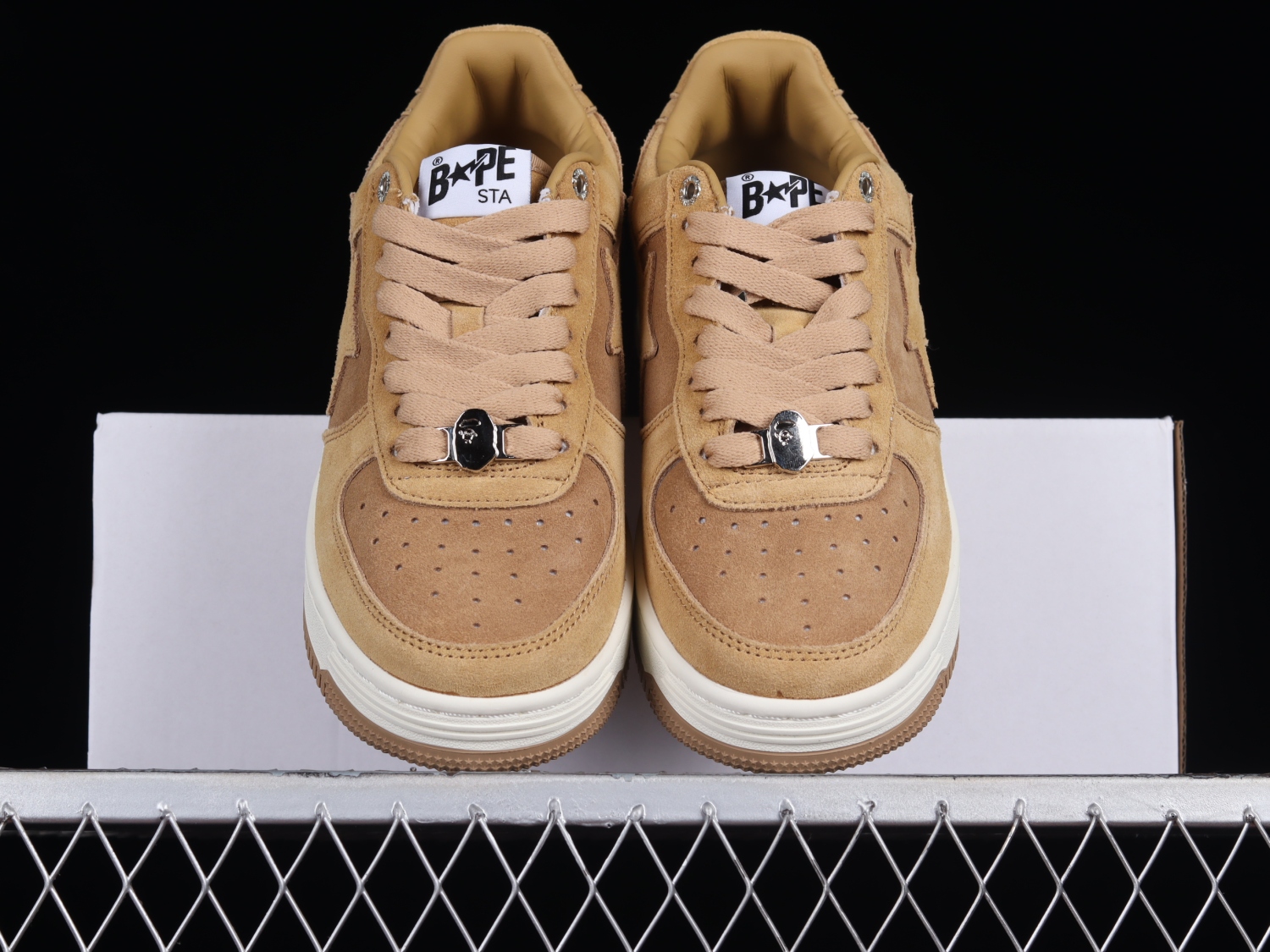 A Bathing Ape Bape Sta Beige Suede M191045