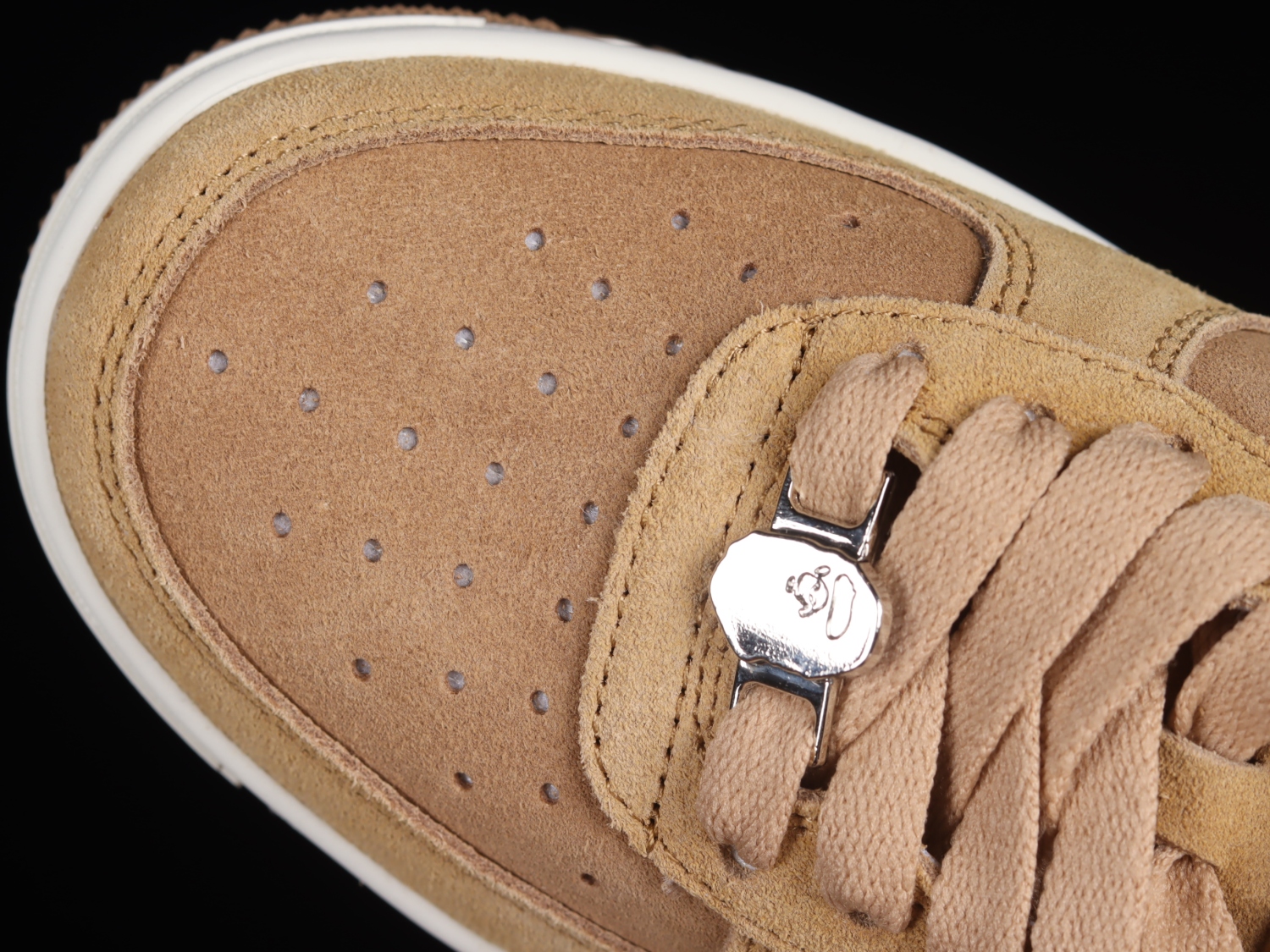 A Bathing Ape Bape Sta Beige Suede M191045