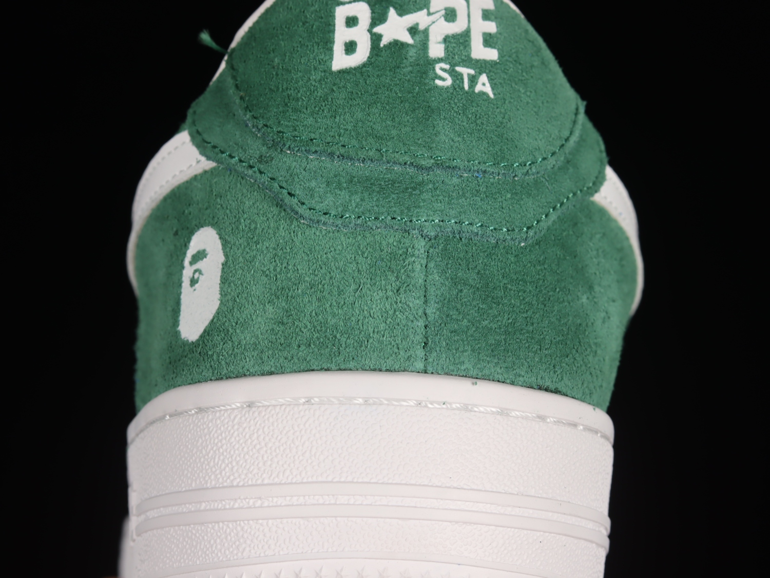 A Bathing Ape Bape Sta Low Green Suede 1G70191030GREEN