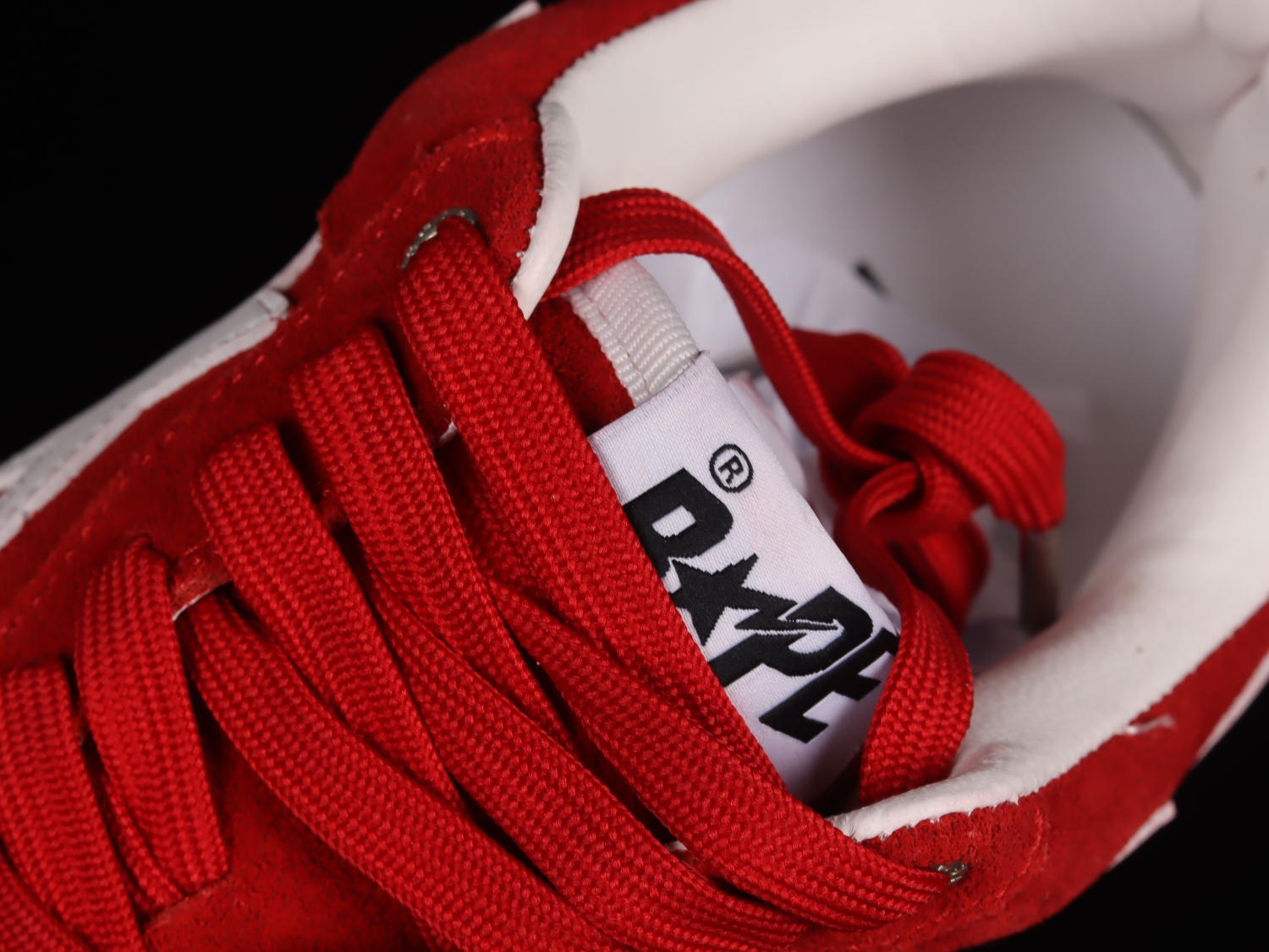 A Bathing Ape Bape Sta Low Red Suede 1G70191030RED