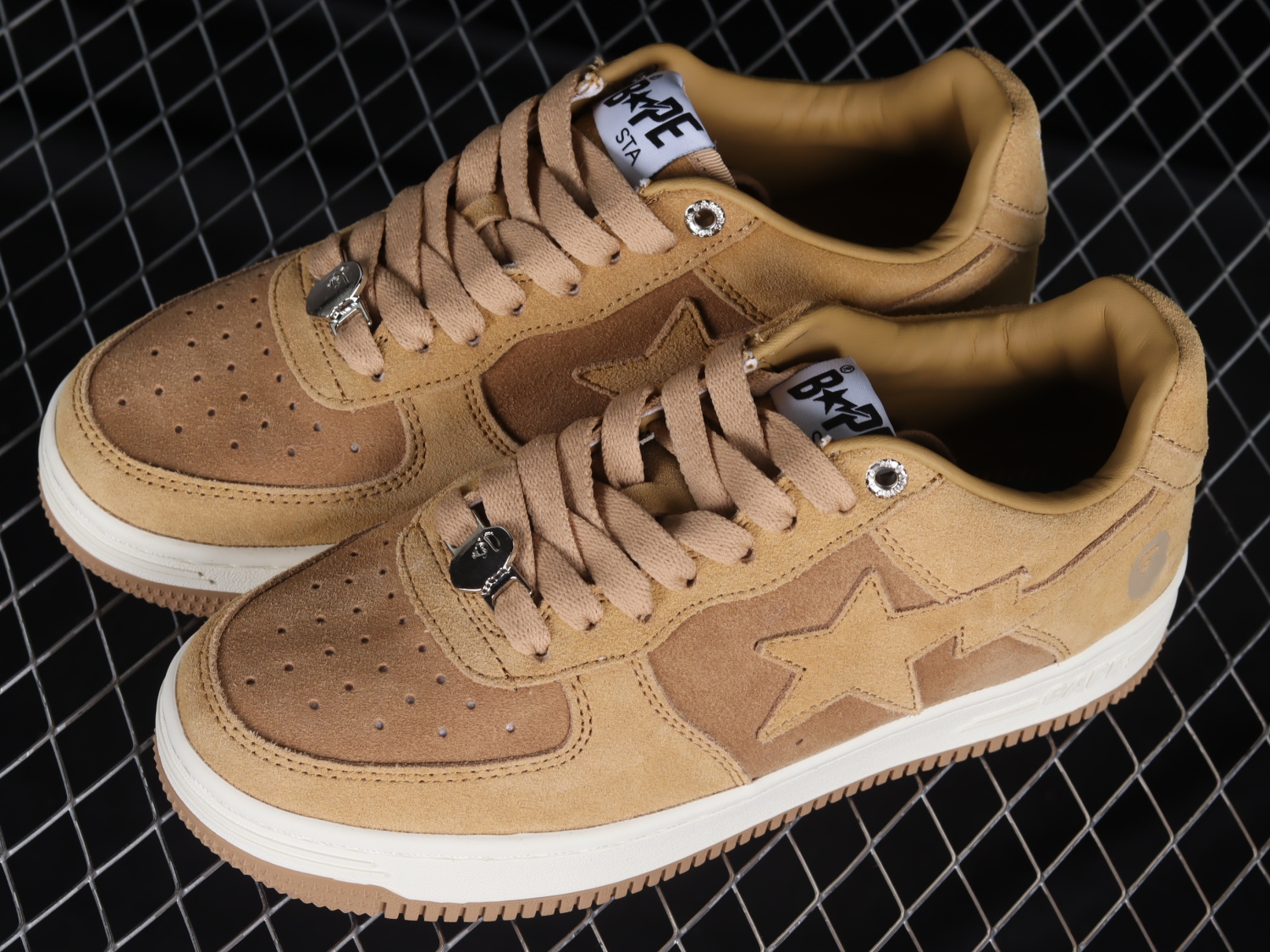 A Bathing Ape Bape Sta Beige Suede M191045