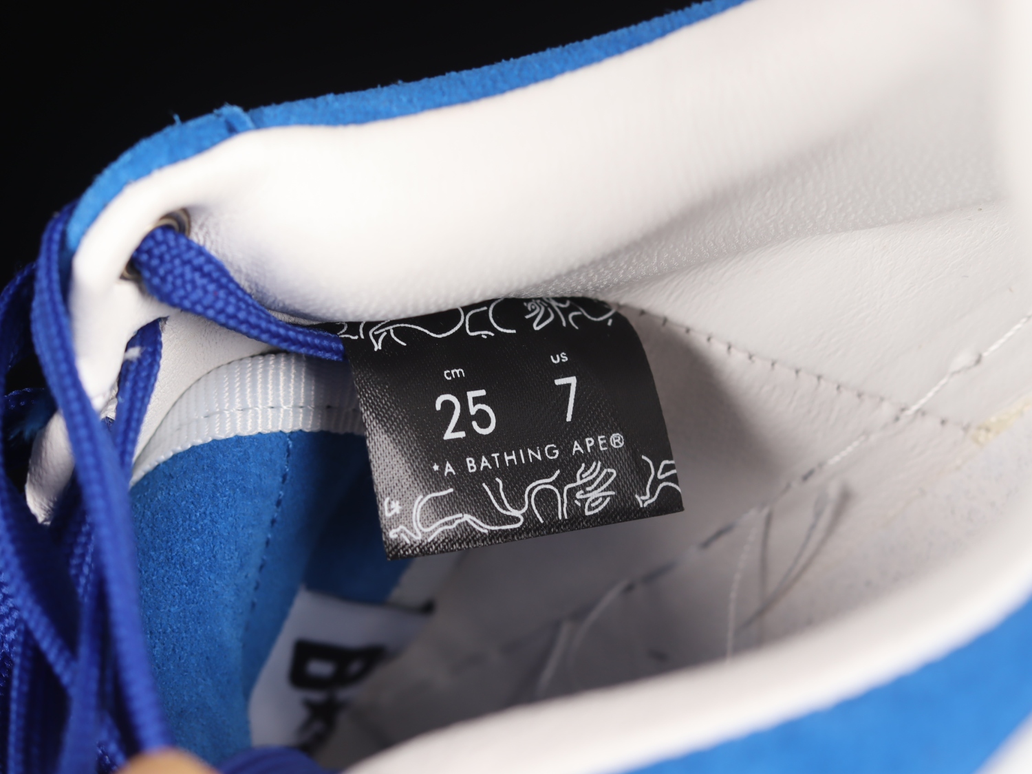 A Bathing Ape Bape Sta Low Blue Suede 1G70191030BLUE