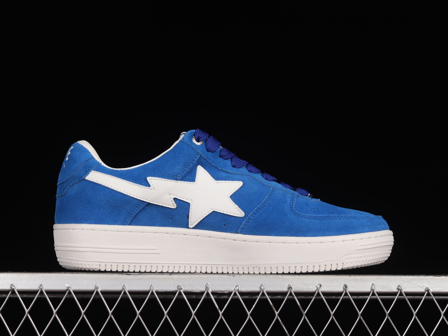 A Bathing Ape Bape Sta Low Blue Suede 1G70191030BLUE