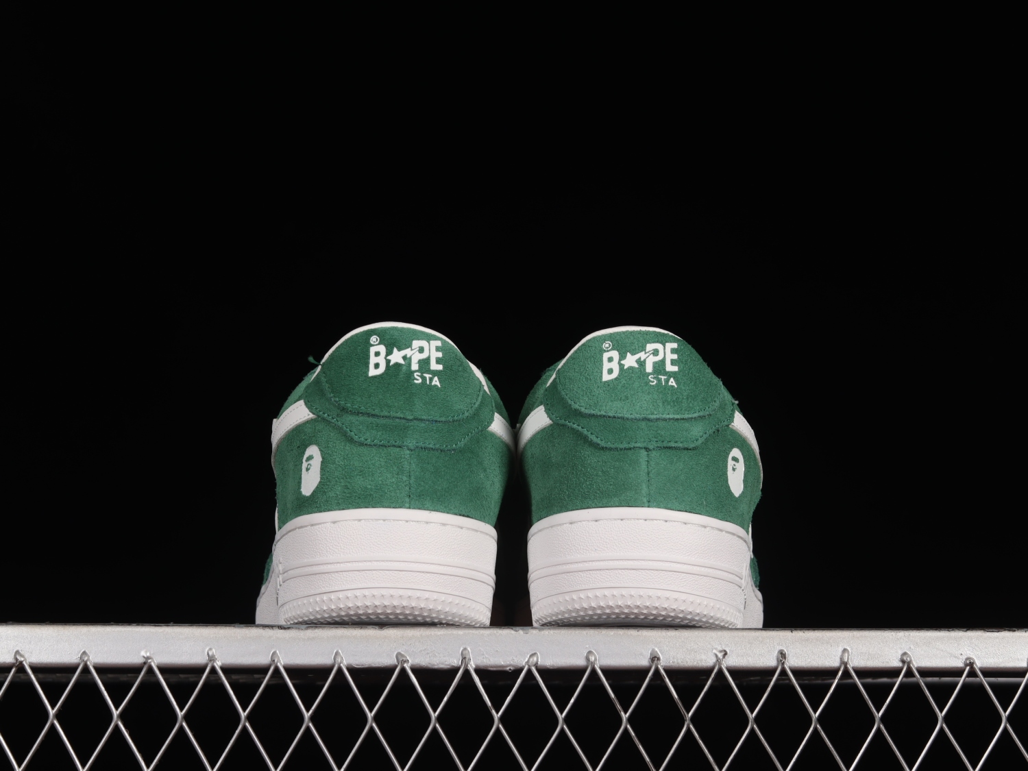 A Bathing Ape Bape Sta Low Green Suede 1G70191030GREEN