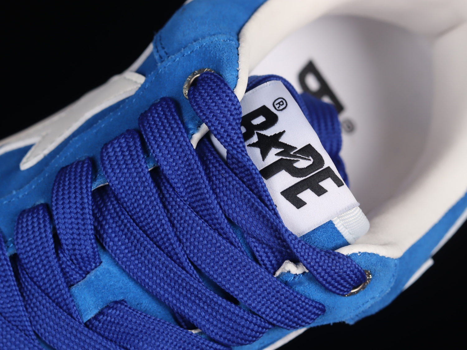 A Bathing Ape Bape Sta Low Blue Suede 1G70191030BLUE