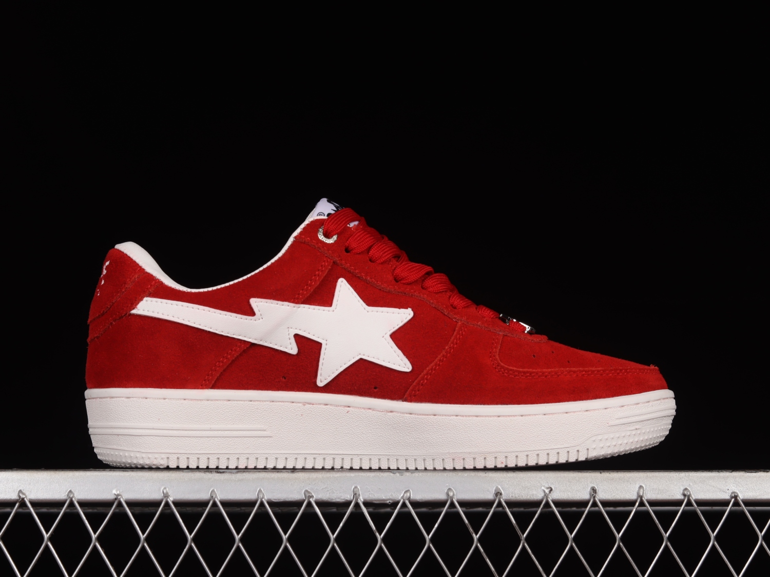 A Bathing Ape Bape Sta Low Red Suede 1G70191030RED