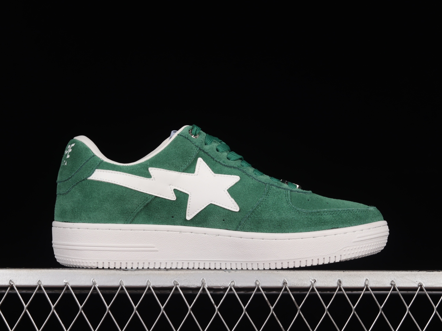 A Bathing Ape Bape Sta Low Green Suede 1G70191030GREEN