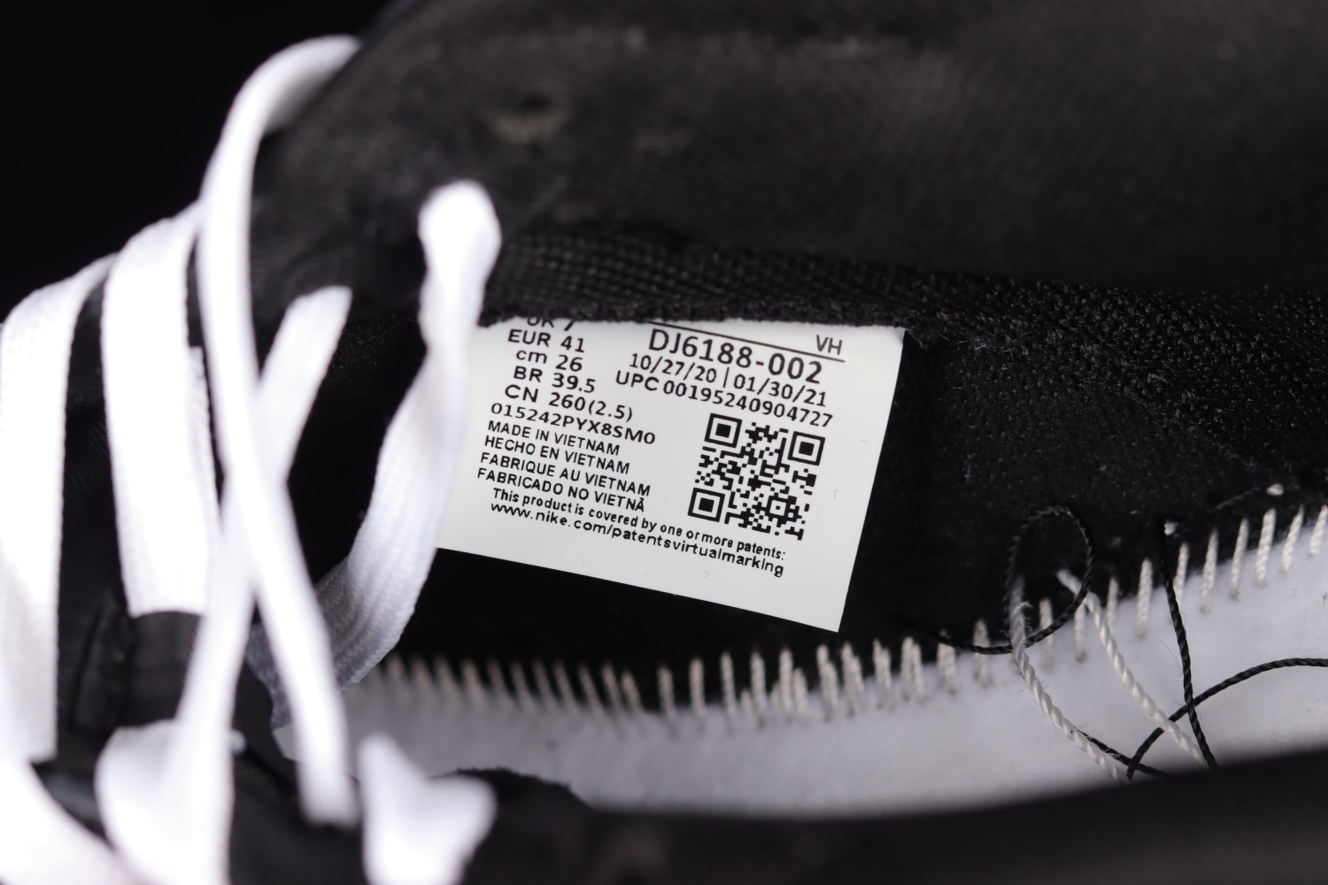 Nike Dunk Low Black White (2022) DJ6188-002