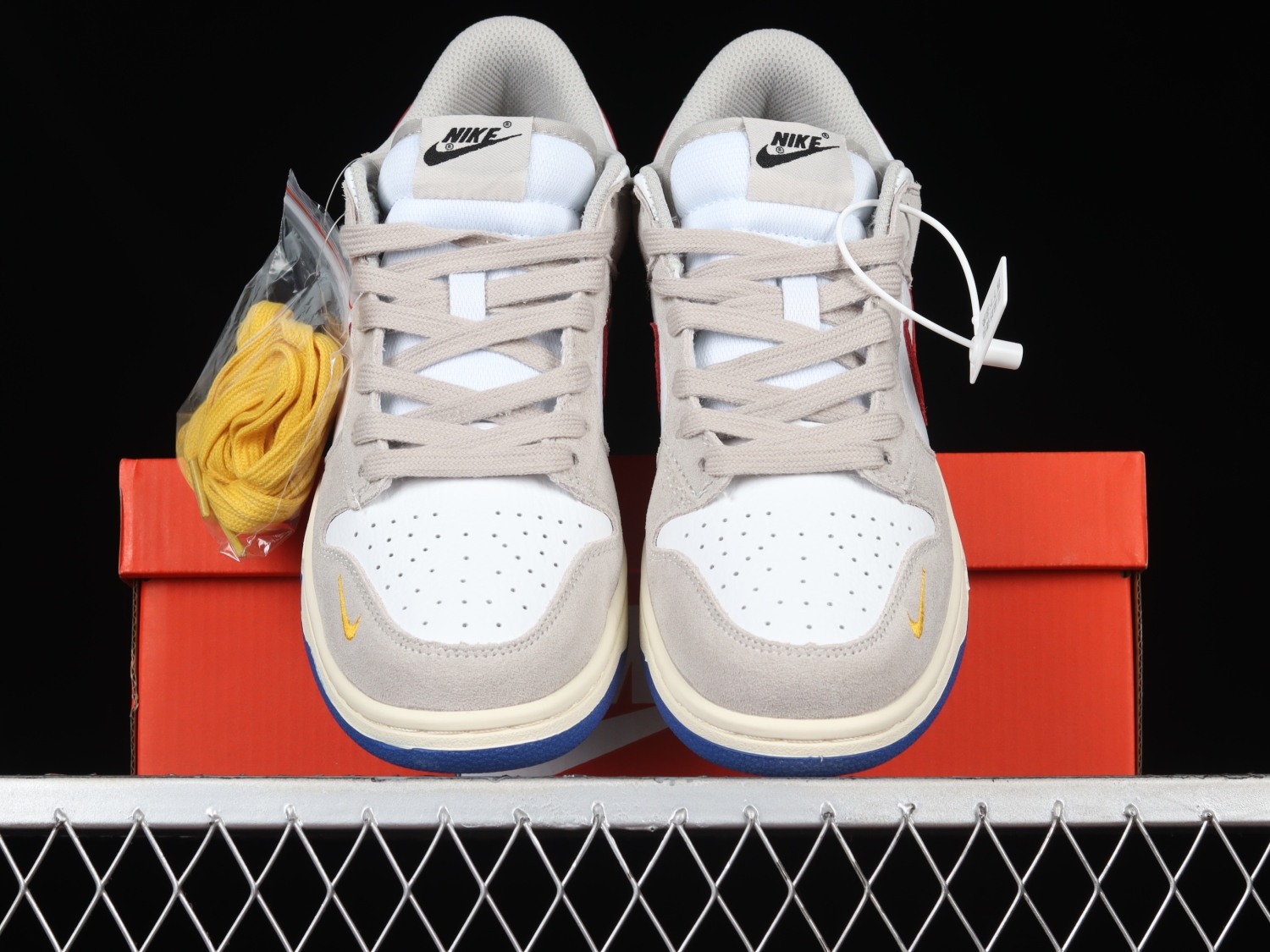 Nike Dunk Low Light Iron Ore Red Blue DV3497-001
